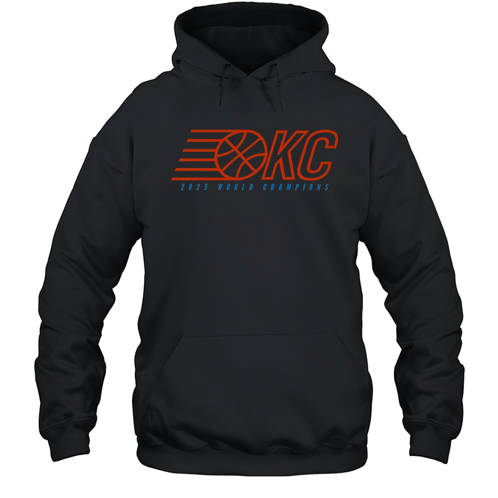 OKC 2025 World Champions Ball T-Shirt Unisex Hoodie