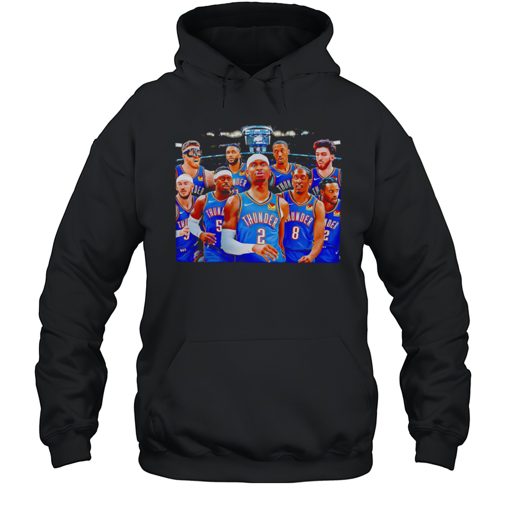 Oklahoma City Thunder Team Champions 2025 NBA Finals Basketball Shirt Unisex Hoodie