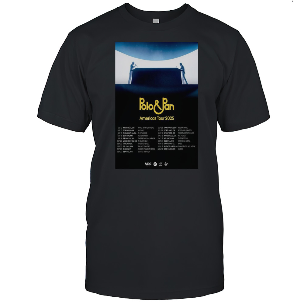 Polo  Pan Summer European Tour 2025 Poster T-Shirt