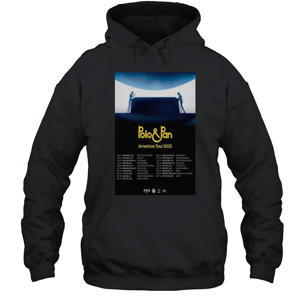 Polo  Pan Summer European Tour 2025 Poster T-Shirt Unisex Hoodie