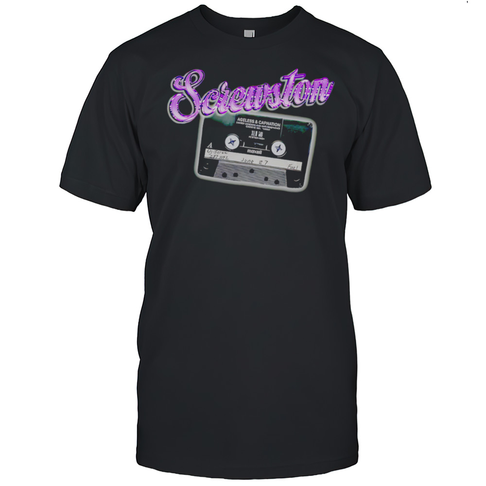 Screwston Dj Screw Ageless And Capnation Shirt