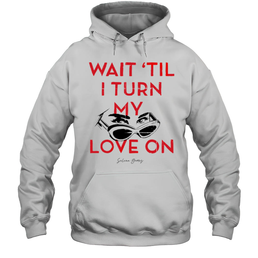 Selena Gomez Turn My Love On Pink Pullover Shirt Unisex Hoodie