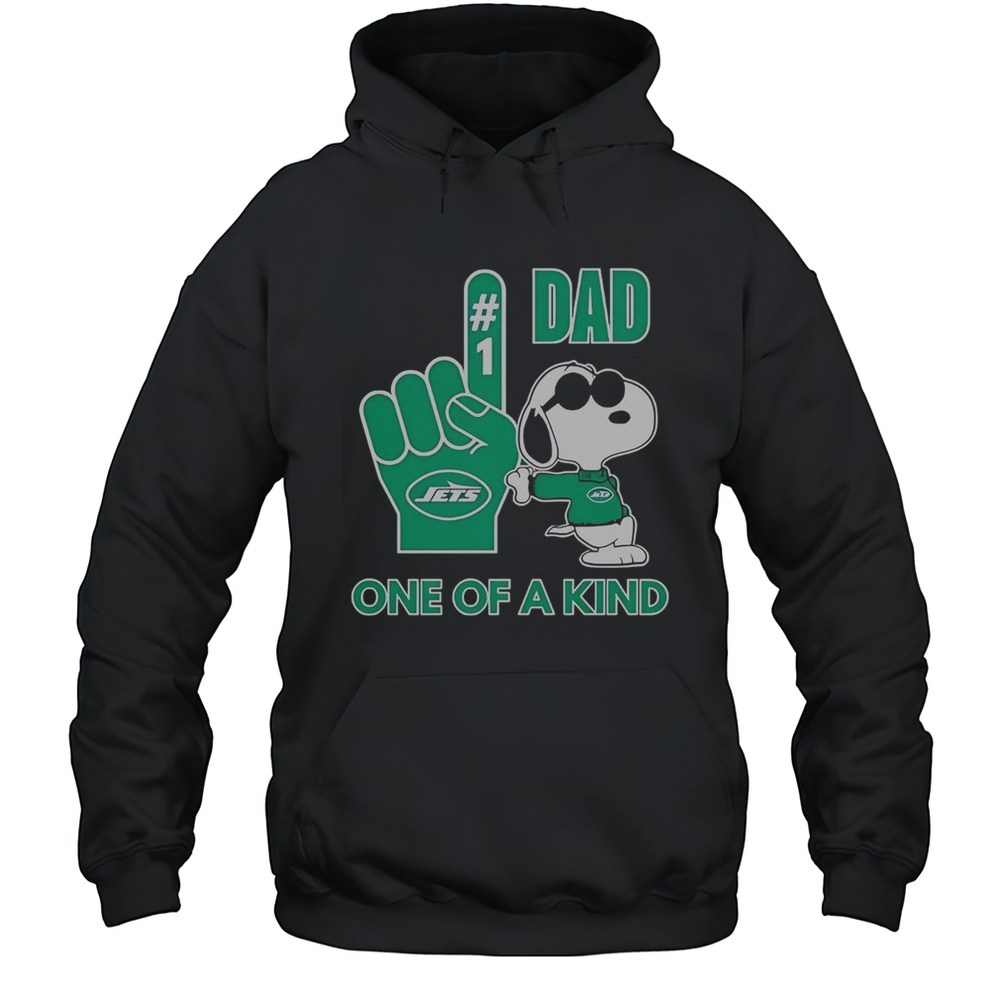 Snoopy New York Jets 1 DAD One Of A Kind T-Shirt Unisex Hoodie