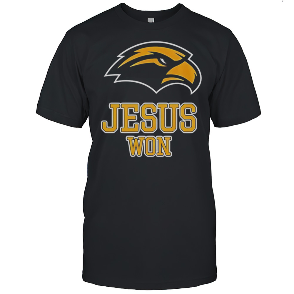 Southern Miss Golden Eagles Jesus Won 2025 Shirt