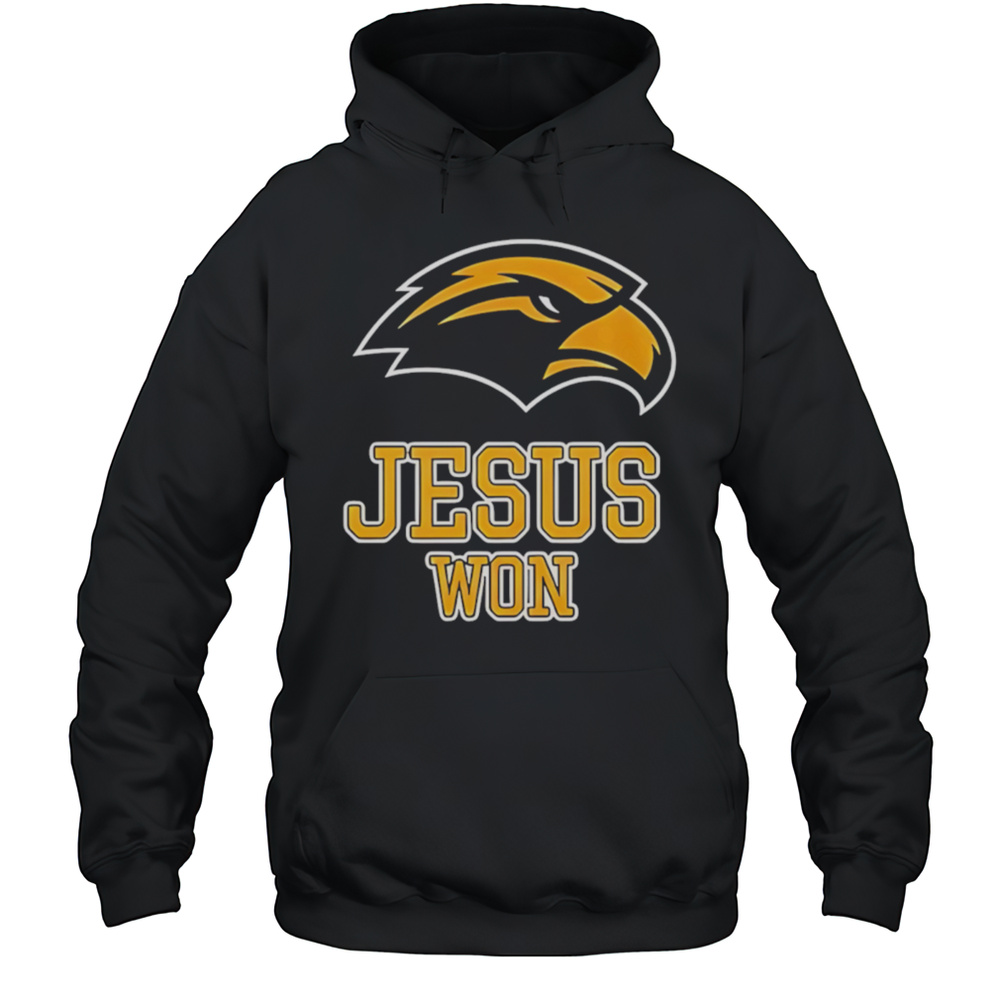 Southern Miss Golden Eagles Jesus Won 2025 Shirt Unisex Hoodie