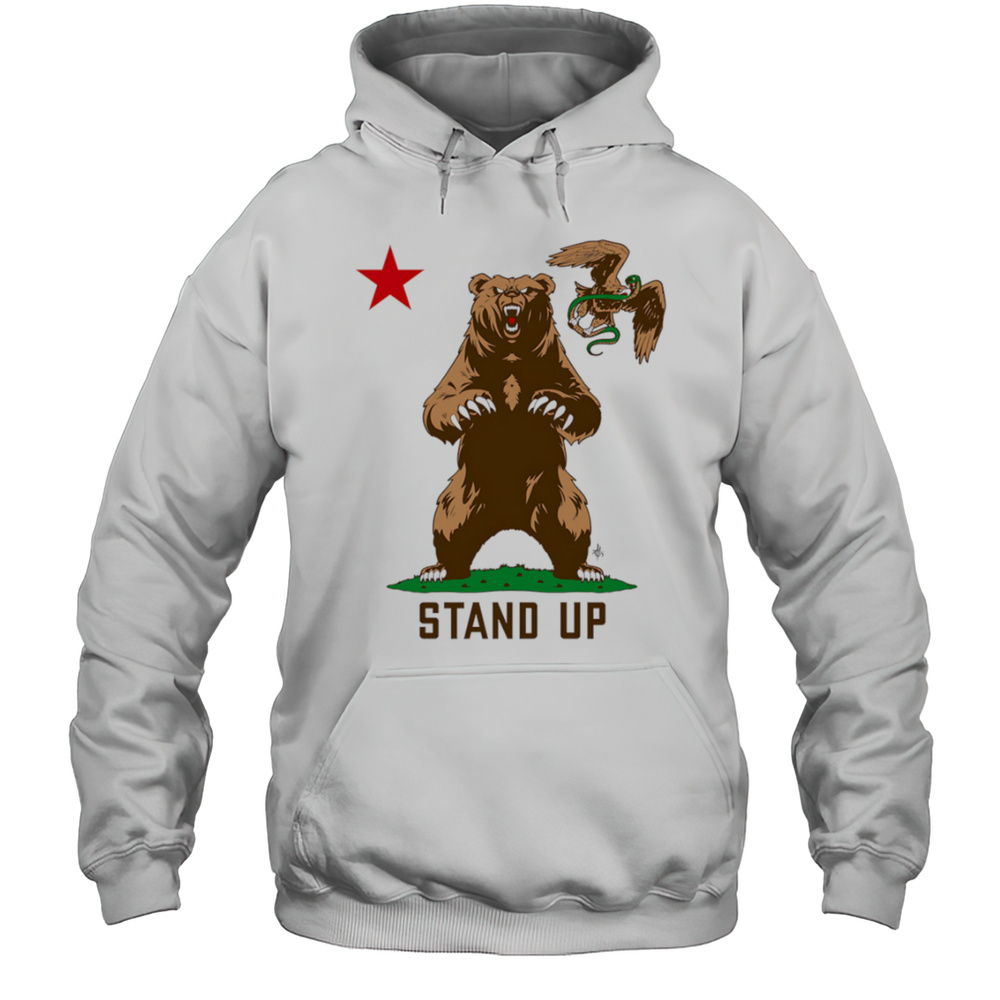 Stand Up To Ice Bear Shirt Unisex Hoodie