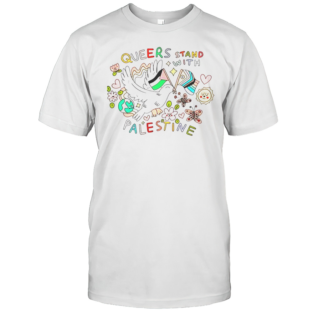Cute Queers Stand With Palestine T-Shirt