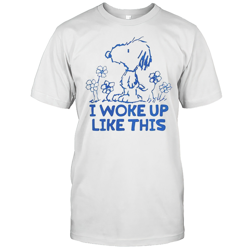 Cute Snoopy I Woke Up Like This T-Shirt