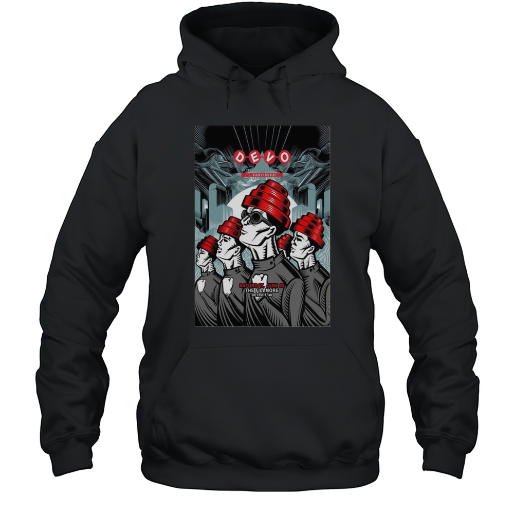 Devo Show June 28 2025 The Fillmore Detroit MI Poster T-Shirt Unisex Hoodie