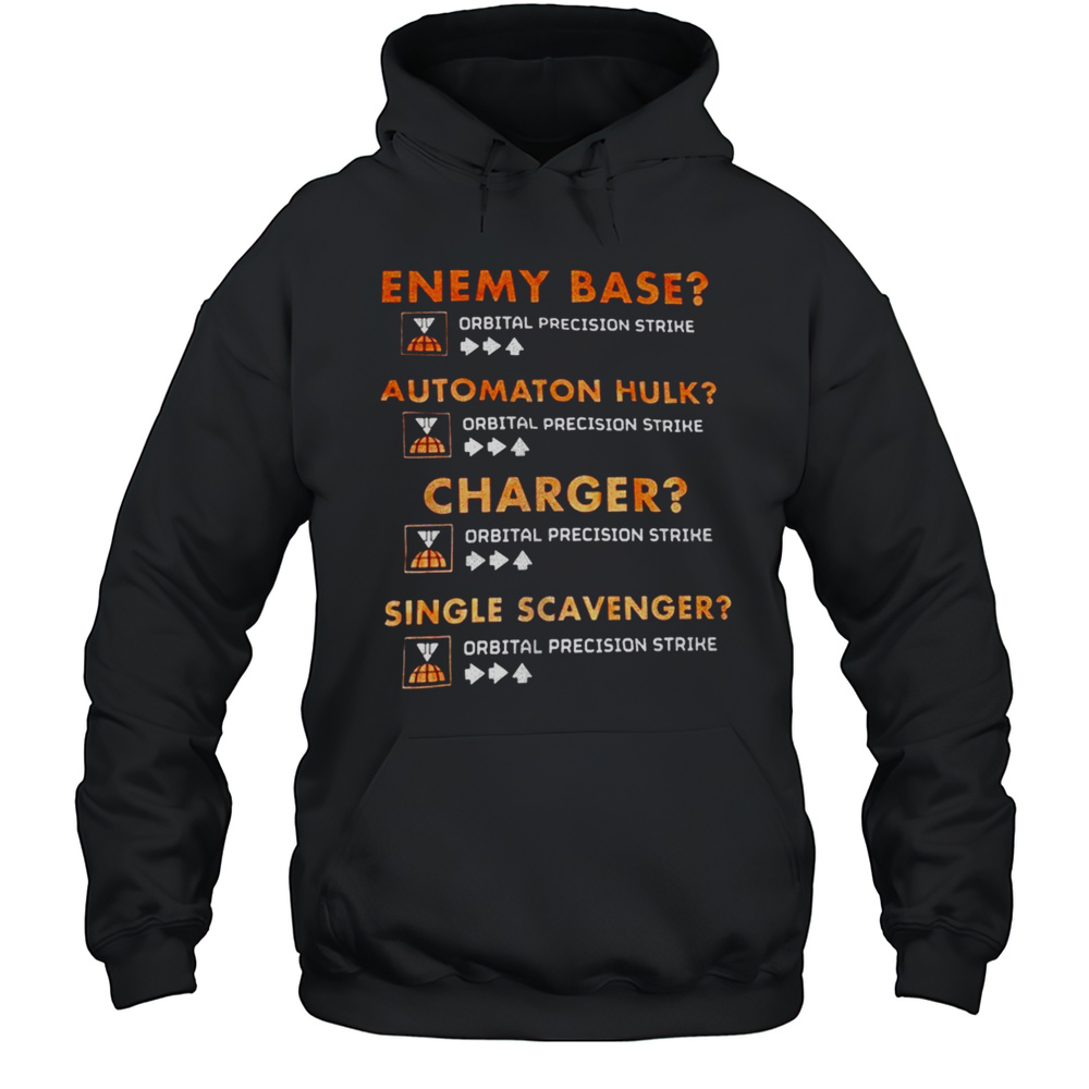 Enemy Base Automaton Hulk Charger Single Scavenger Shirt Unisex Hoodie