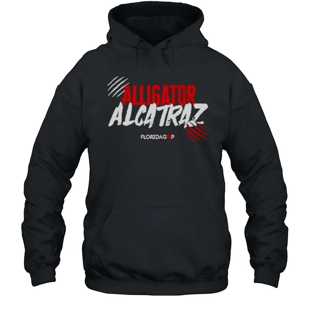 Florida Gop Alligator Alcatraz T-Shirt Unisex Hoodie