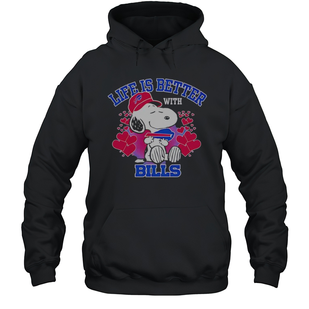 Good Snoopy Life Is Better With Bills T-Shirt Unisex Hoodie