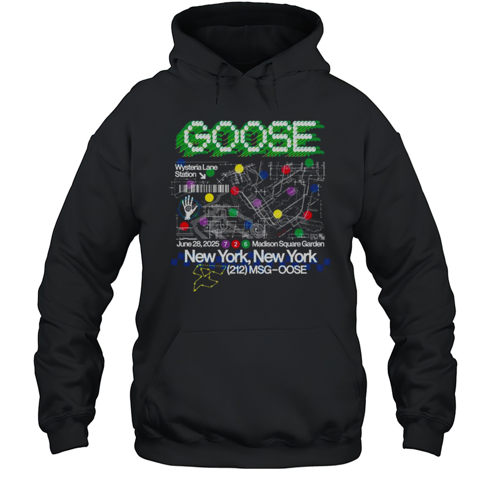 Goose Tour June 28 2025 New York NY T-Shirt Unisex Hoodie