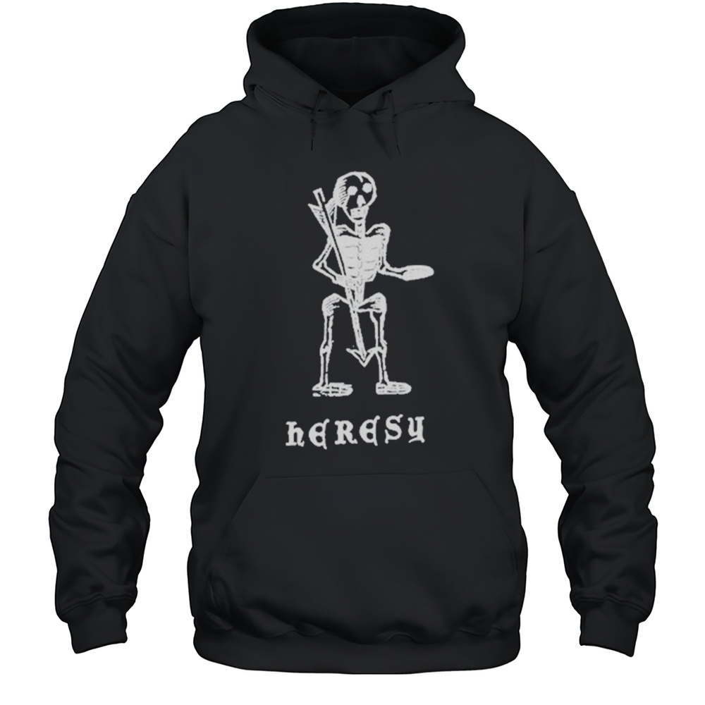 Heresy Skeleton Shirt Unisex Hoodie