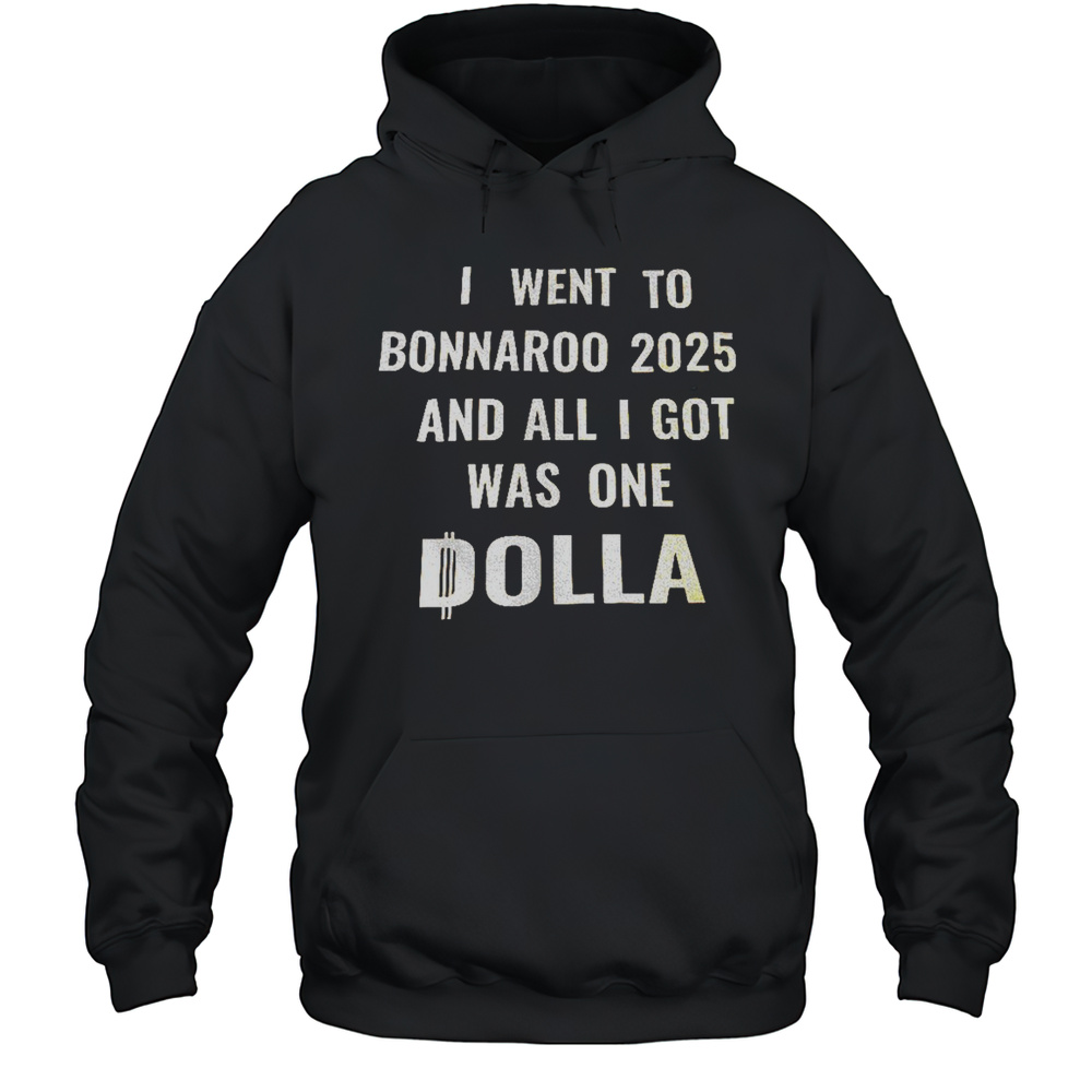 I Went To Bonnaroo 2025 And All I Got Was One Dolla Shirt Unisex Hoodie