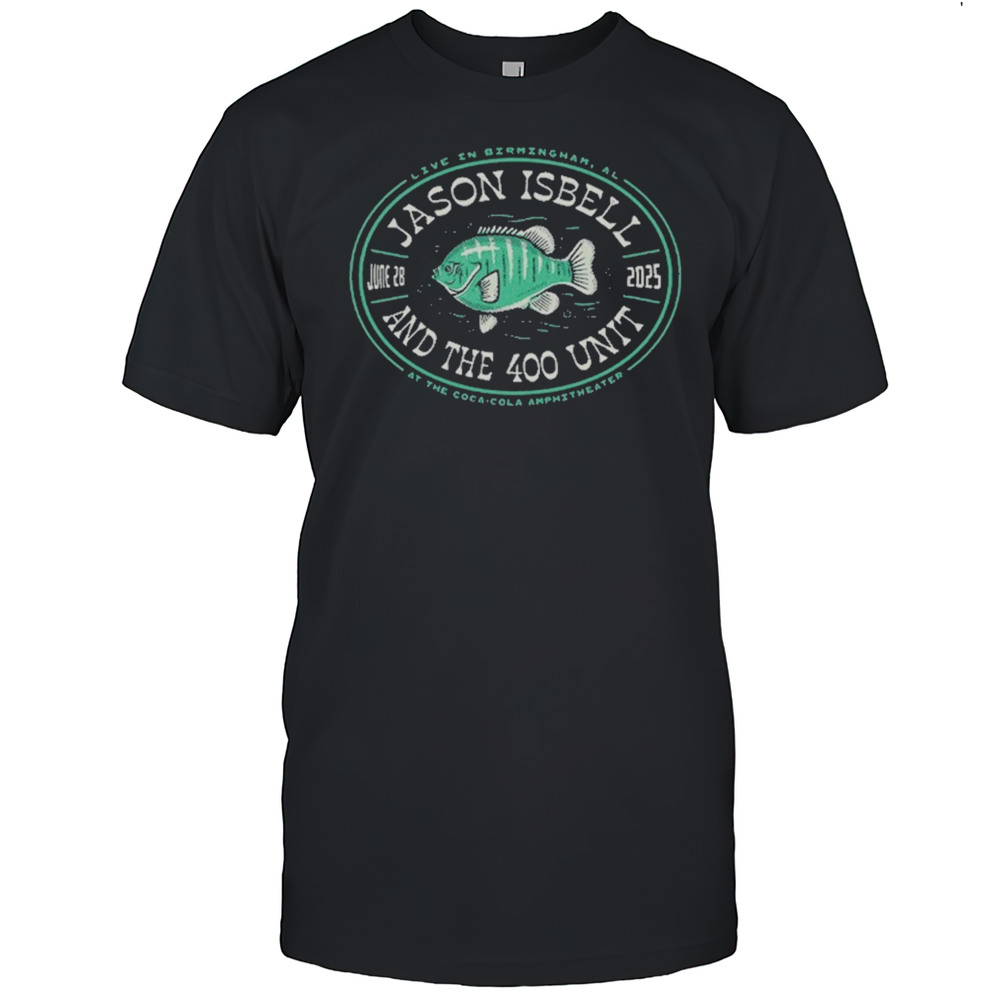 Jason Isbell And The 400 Unit June 28 2025 Birmingham AL Show T-Shirt