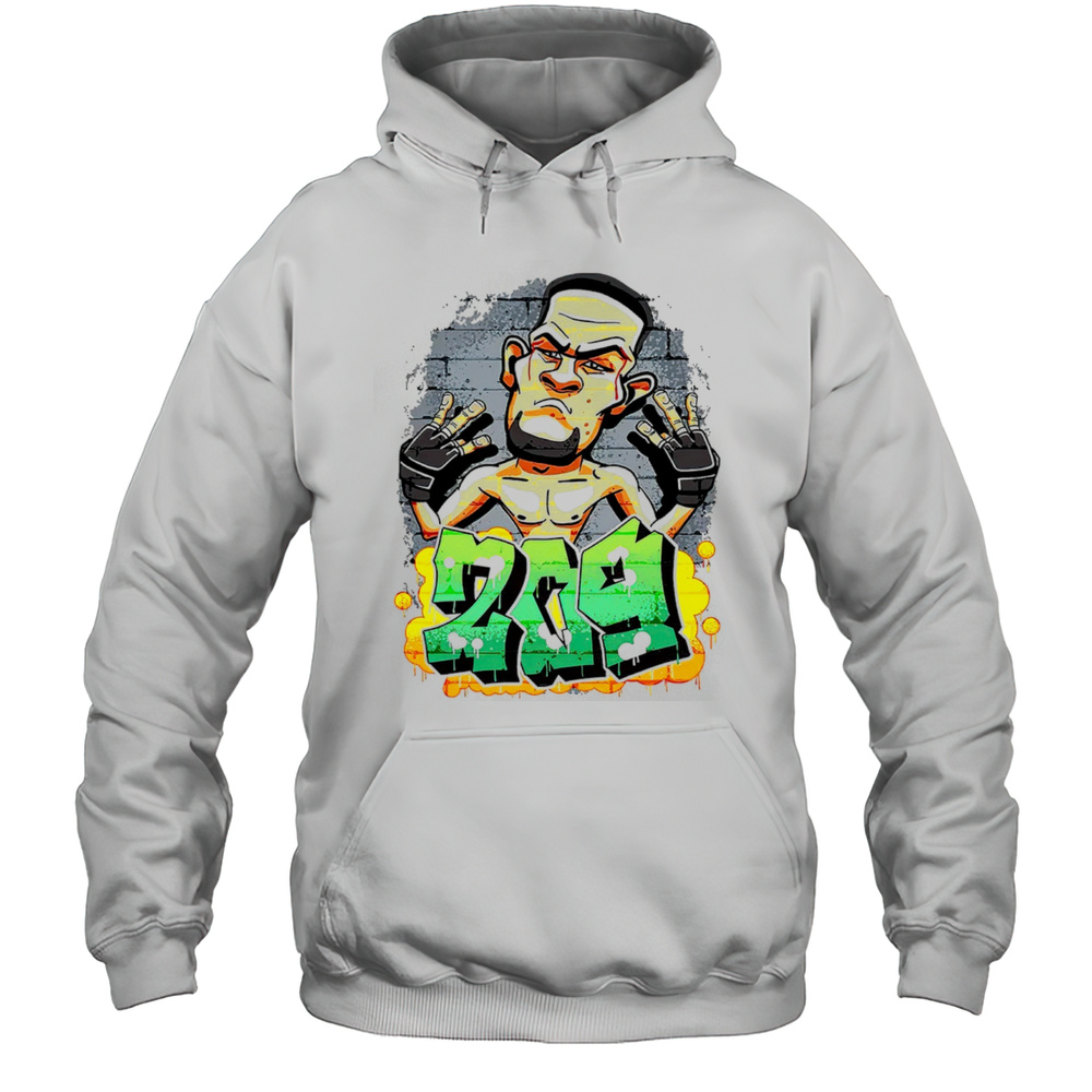 Nate Diaz Stockton 209 Graffiti Shirt Unisex Hoodie