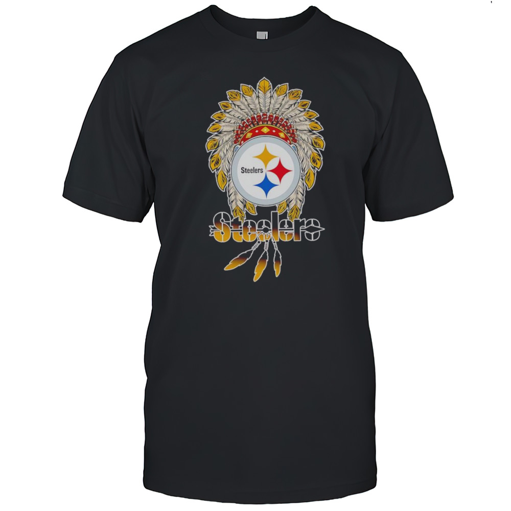 Native Chief Headdress Pittsburgh Steelers Shirt