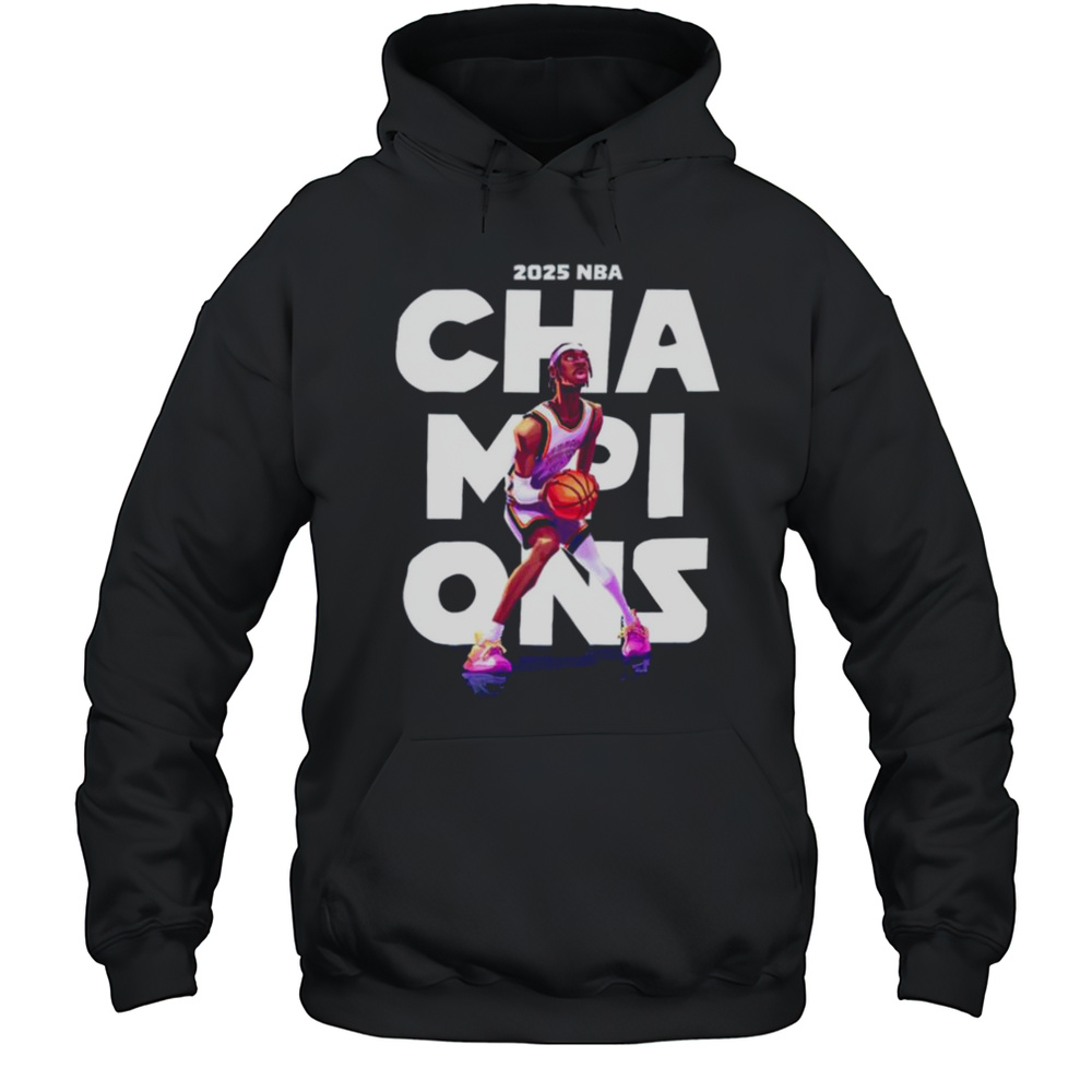 NBA 2025 Champions Commemorative Basketball Shirt Unisex Hoodie