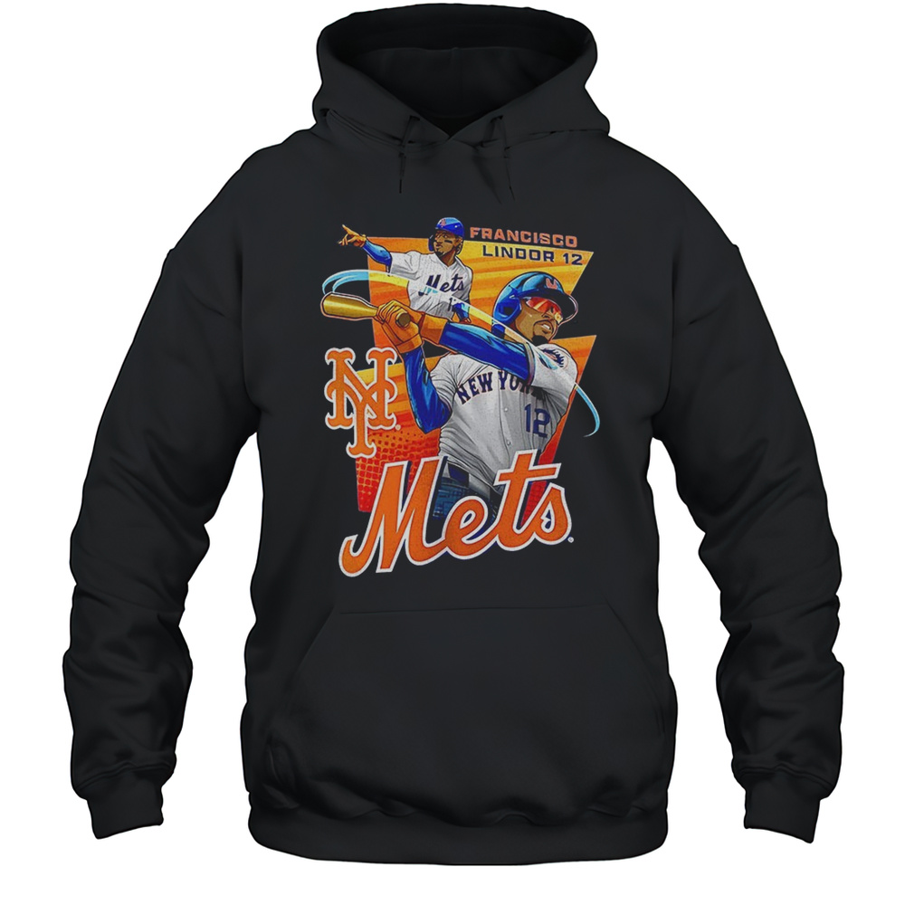 New York Mets Francisco Lindor Royal Anime Graphic Shirt Unisex Hoodie