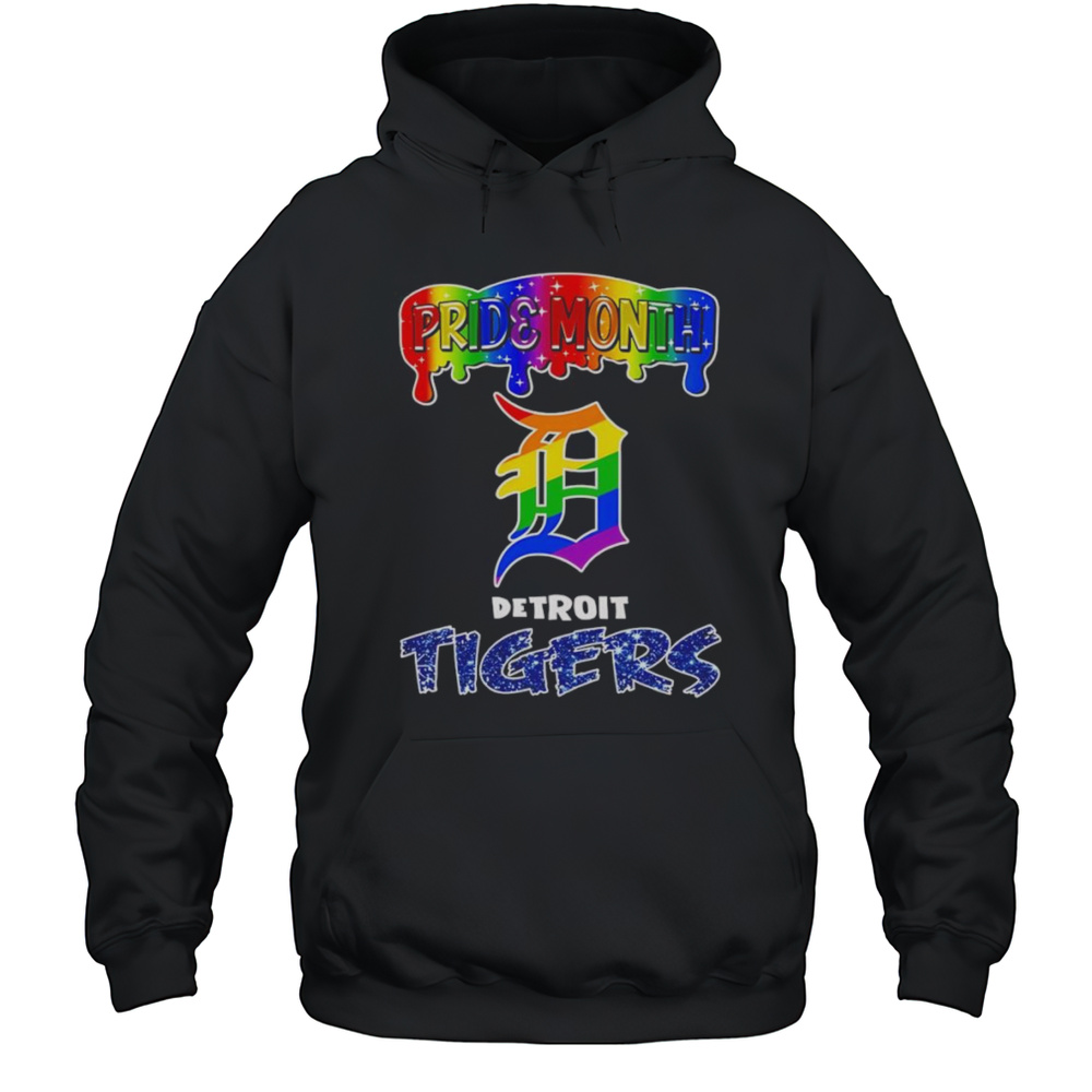Pride Month Detroit Tigers Shirt Unisex Hoodie