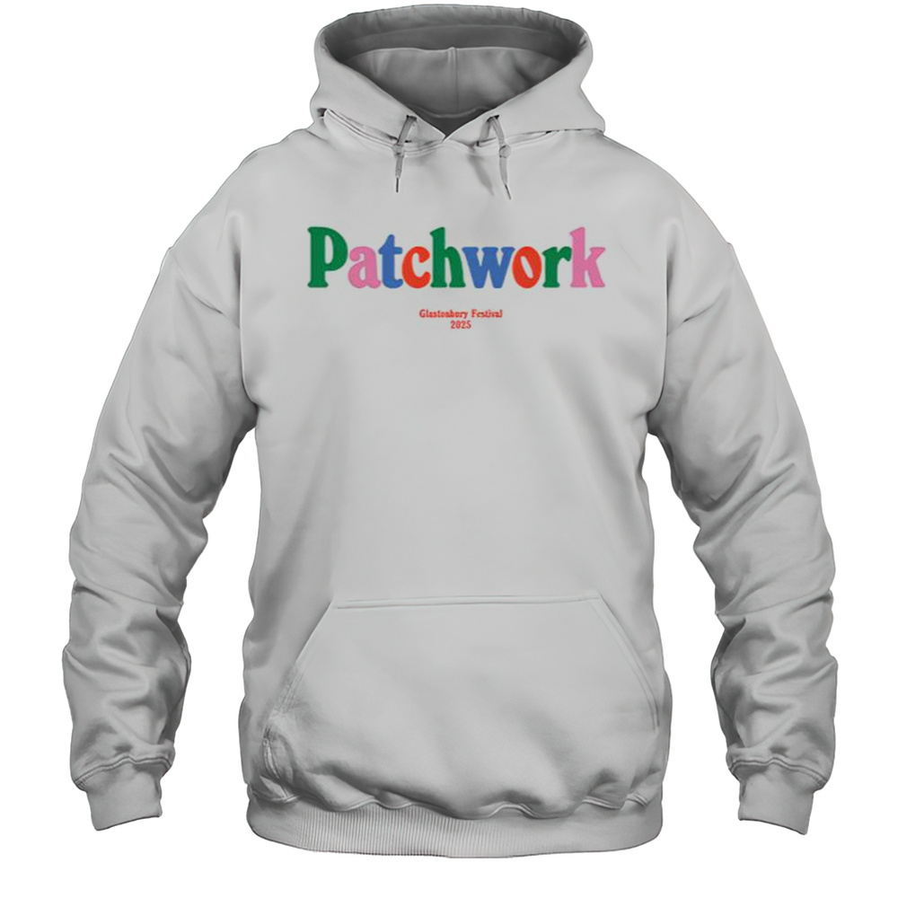 Pulp Patchwork Glastonbury Festival 2025 T-Shirt Unisex Hoodie