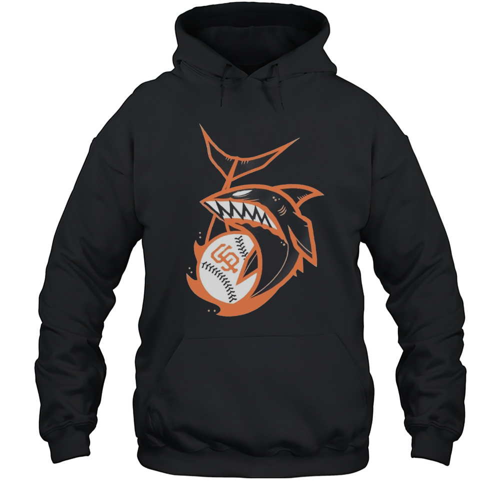San Francisco Giants Baseball X Shark Logo Shirt Unisex Hoodie