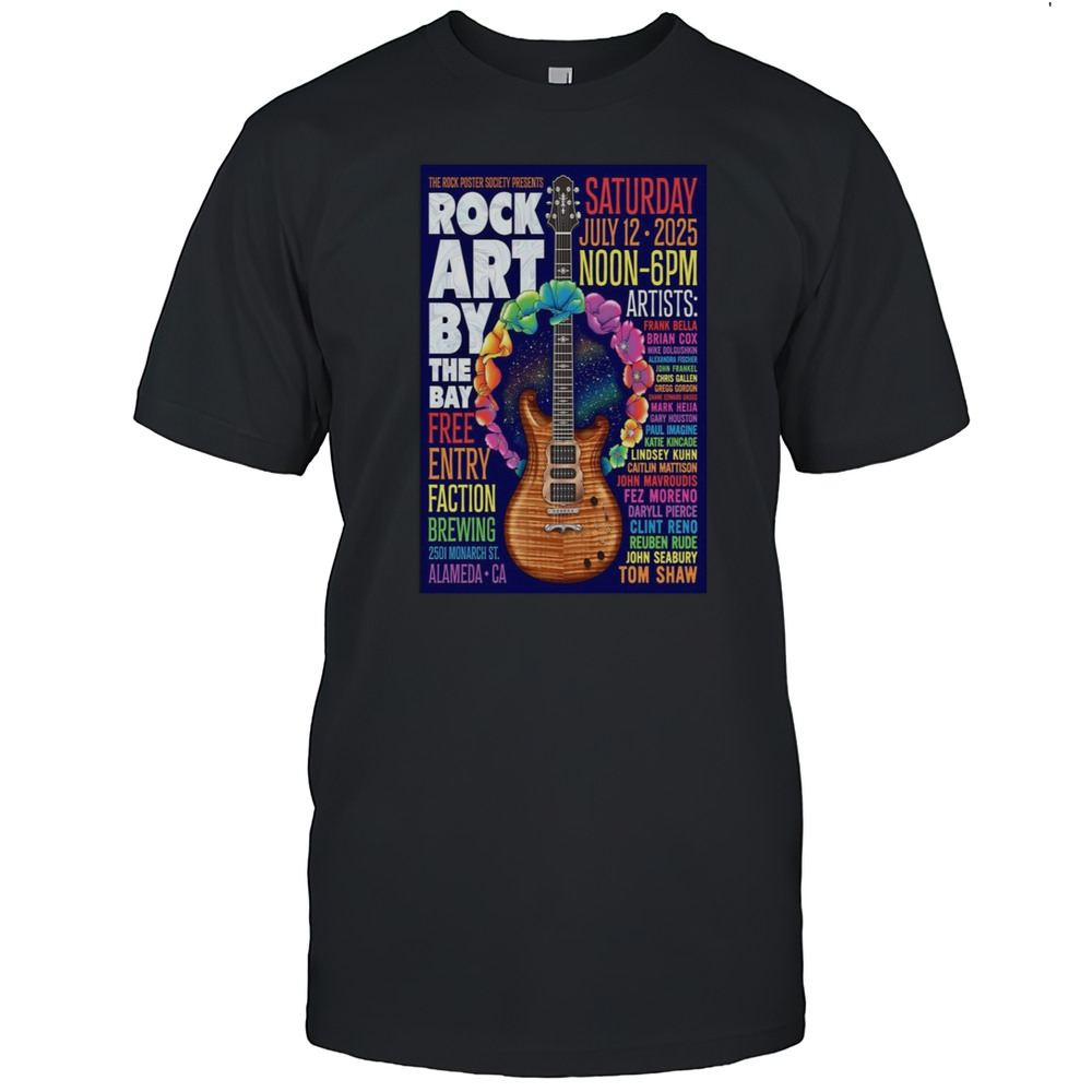 The Rock Poster Society Alameda CA July 12 2025 Poster T-Shirt