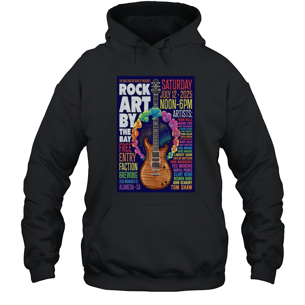 The Rock Poster Society Alameda CA July 12 2025 Poster T-Shirt Unisex Hoodie