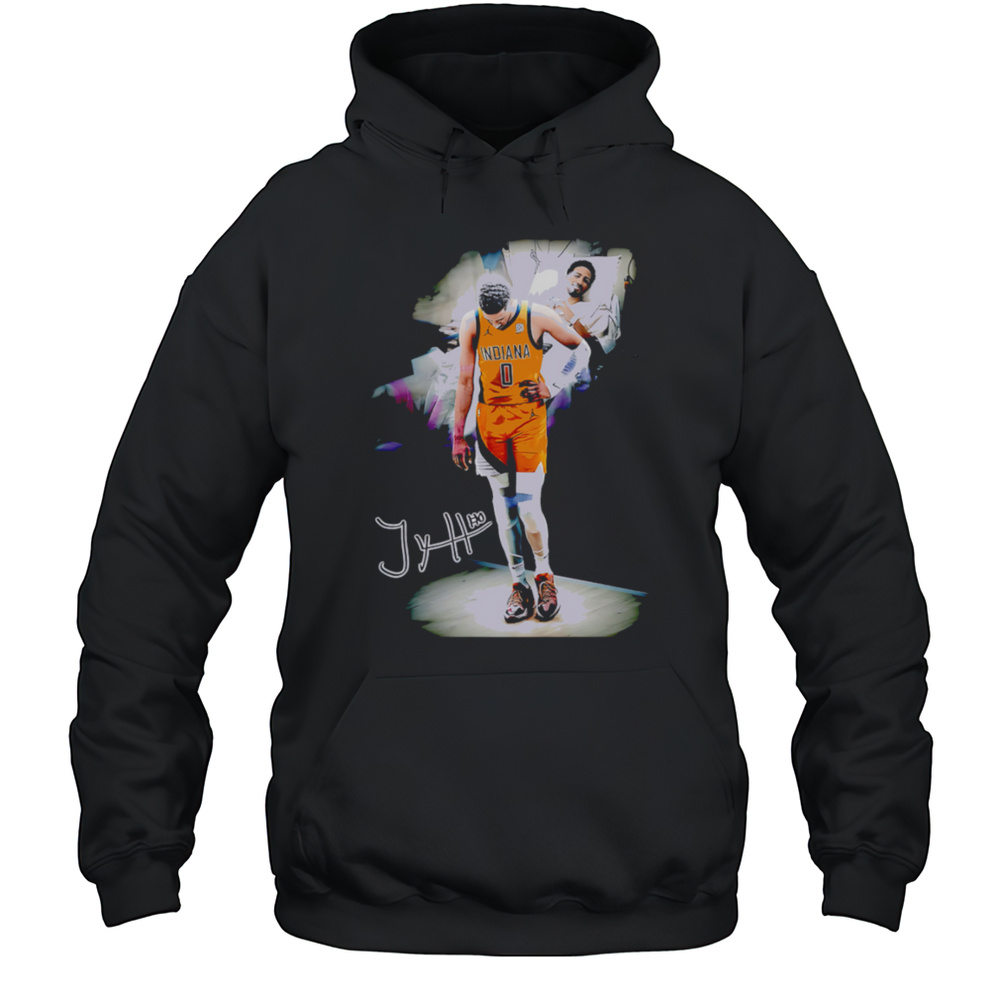 Tyrese Haliburton 2025 Indiana Pacers Emotional Tribute Shirt Unisex Hoodie