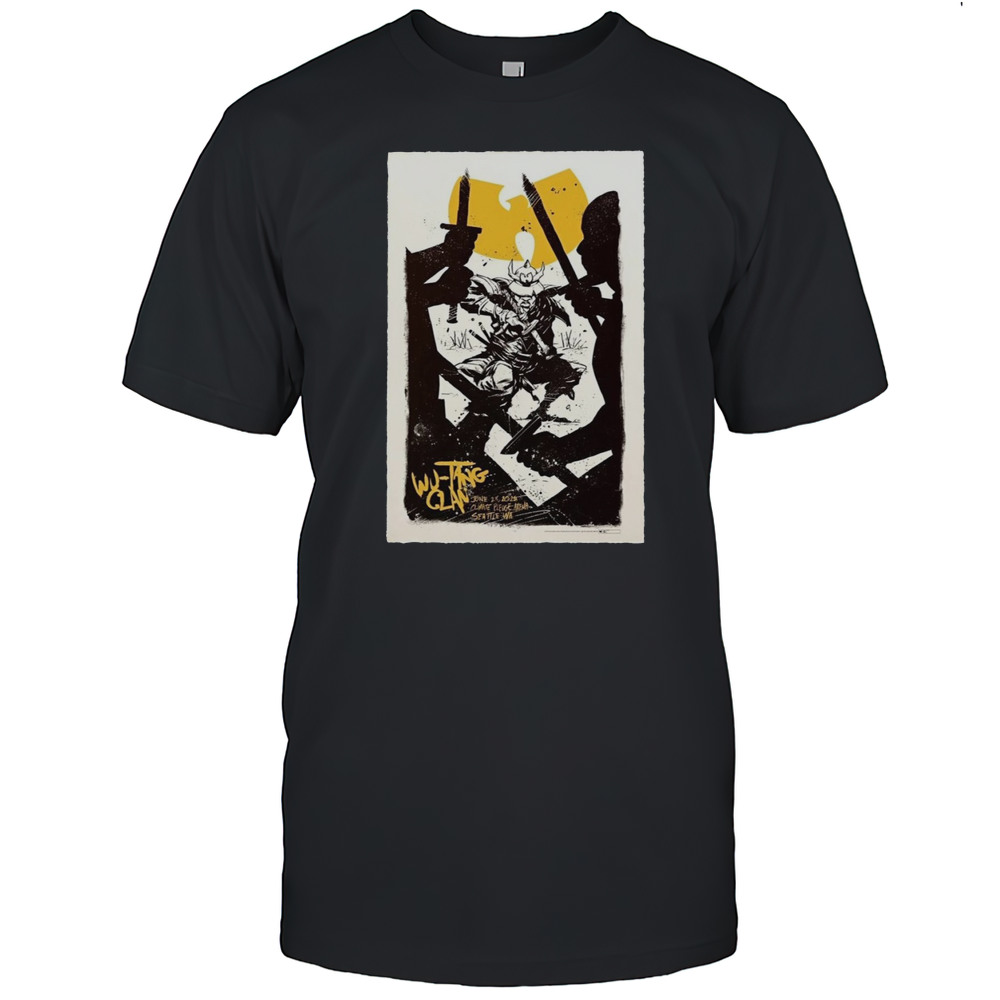 Wu-Tang Clan June 28 2025 Climate Pledge Arena Seattle WA Poster T-Shirt