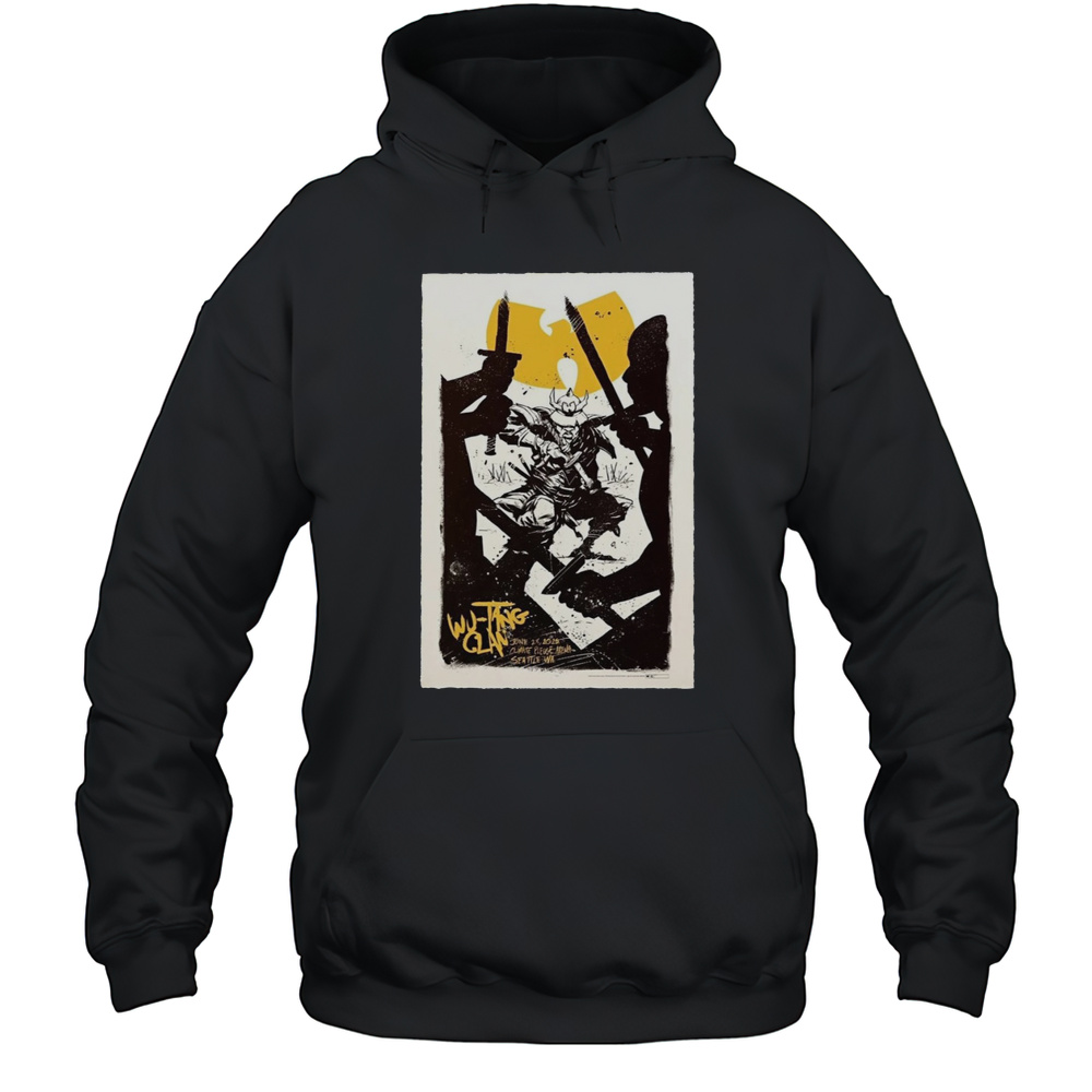 Wu-Tang Clan June 28 2025 Climate Pledge Arena Seattle WA Poster T-Shirt Unisex Hoodie