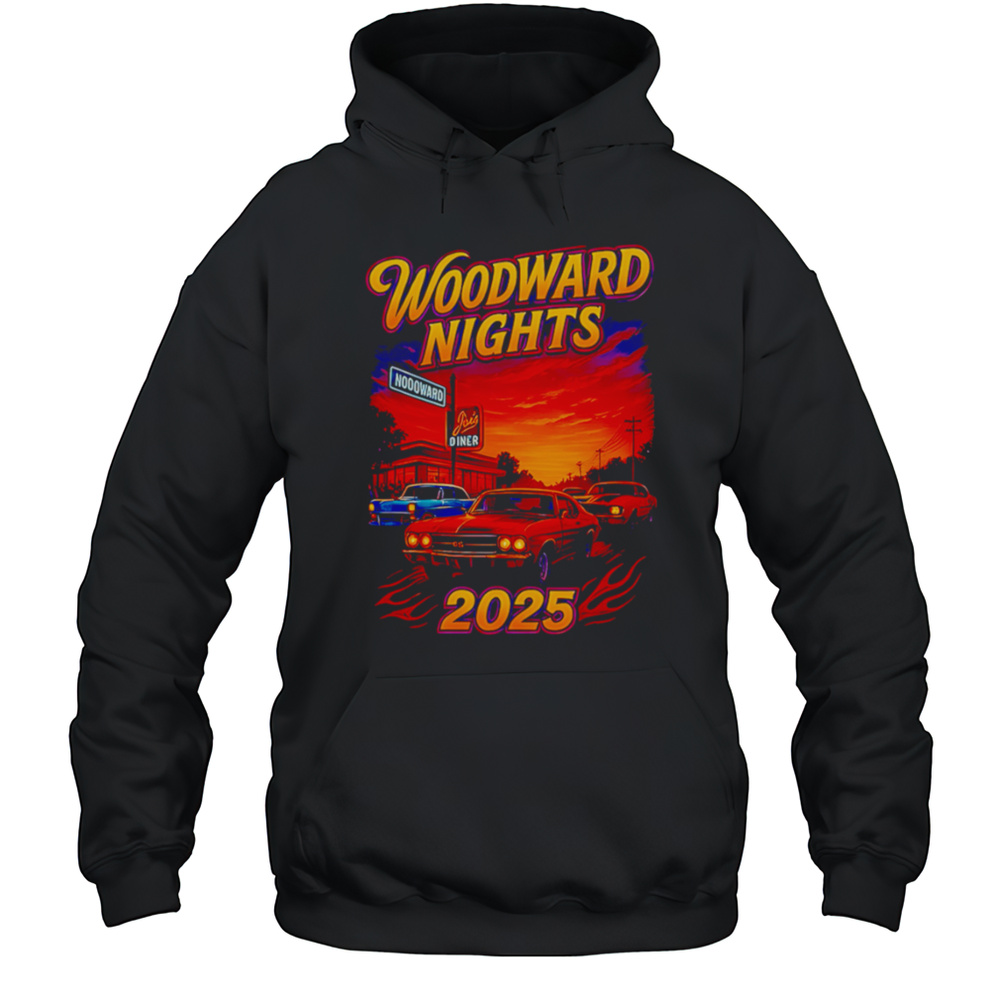 2025 Woodward Nights Woodward Shirt Unisex Hoodie
