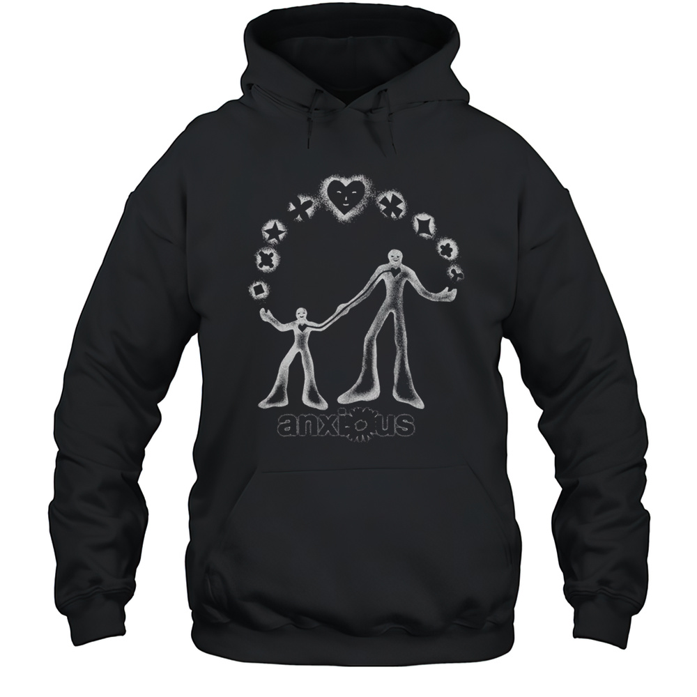Anxious Airbrush T-Shirt Unisex Hoodie