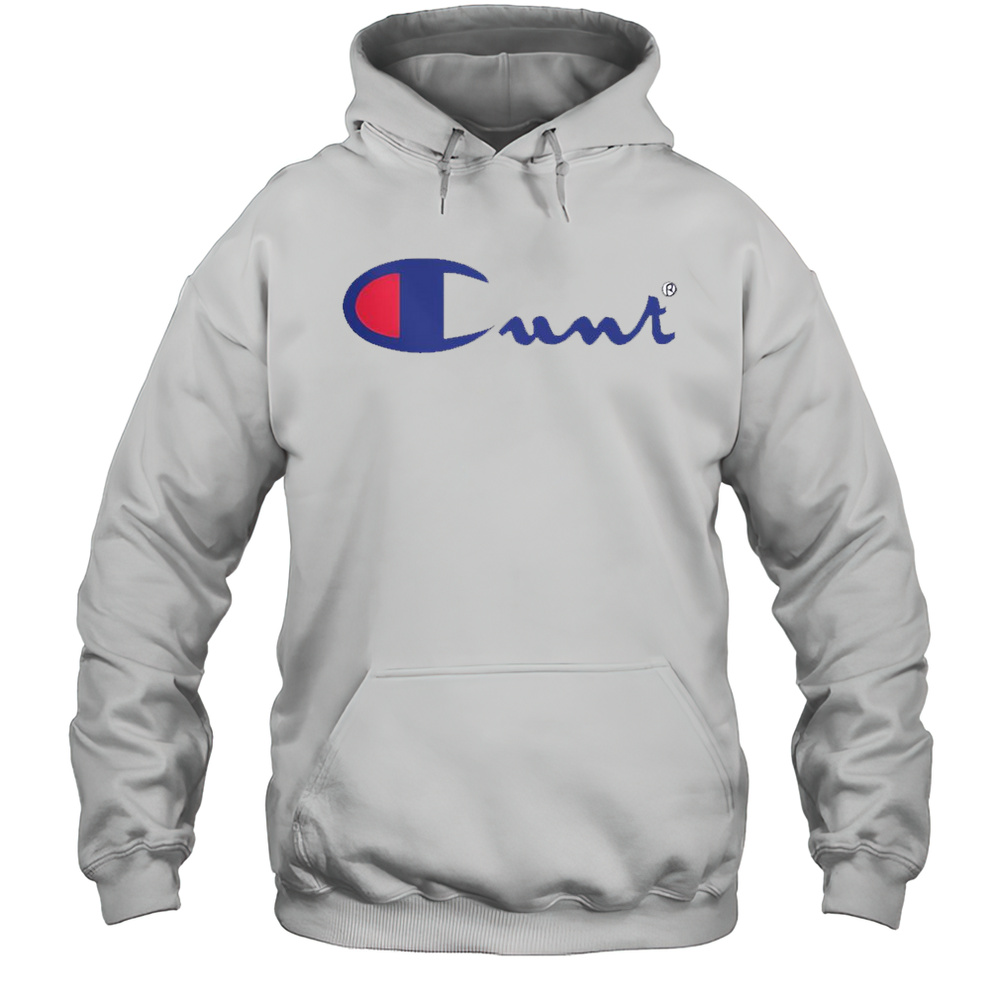 Champion Cunt Logo T-Shirt Unisex Hoodie