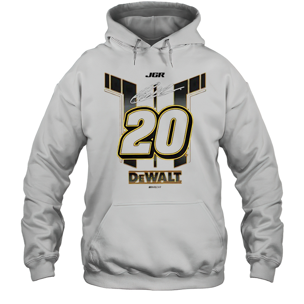 Christopher Bell 20 Dewalt Joe Gibbs Racing Team Signature T-Shirt Unisex Hoodie