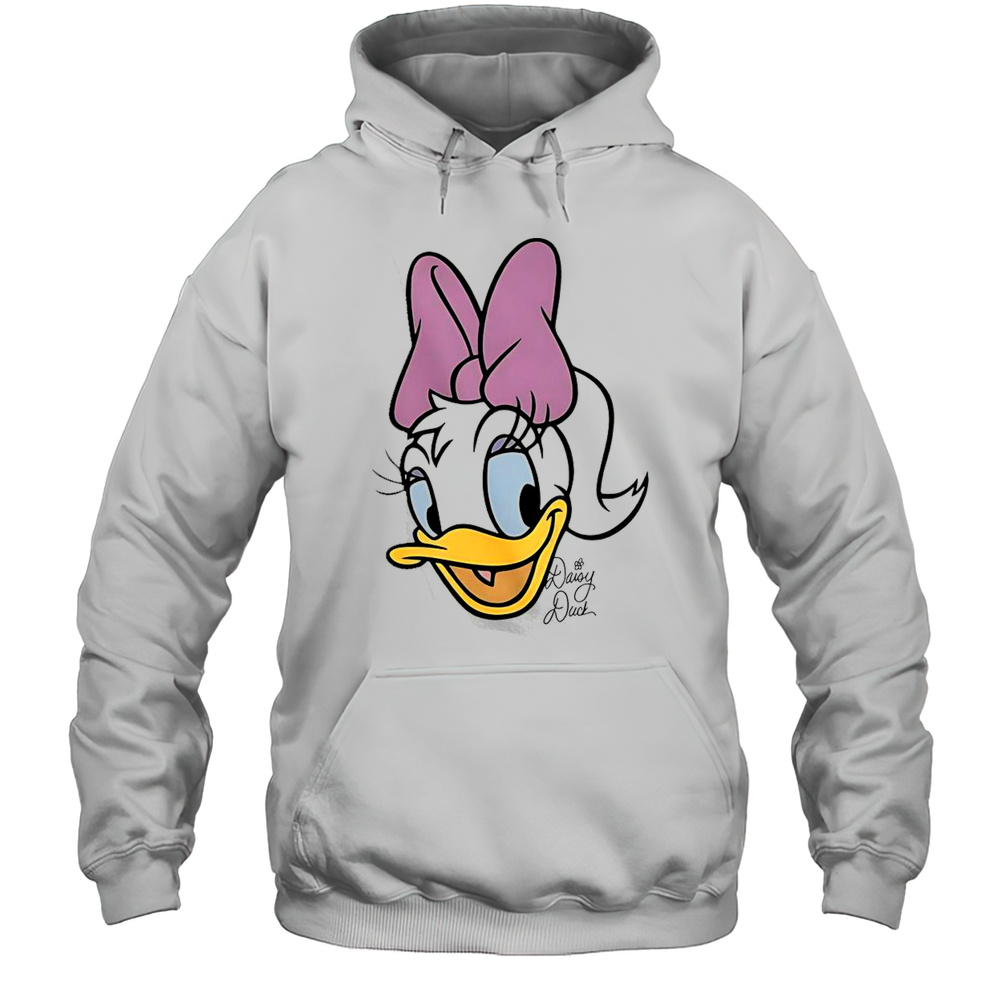 Daisy Duck Disney Big Face T-Shirt Unisex Hoodie