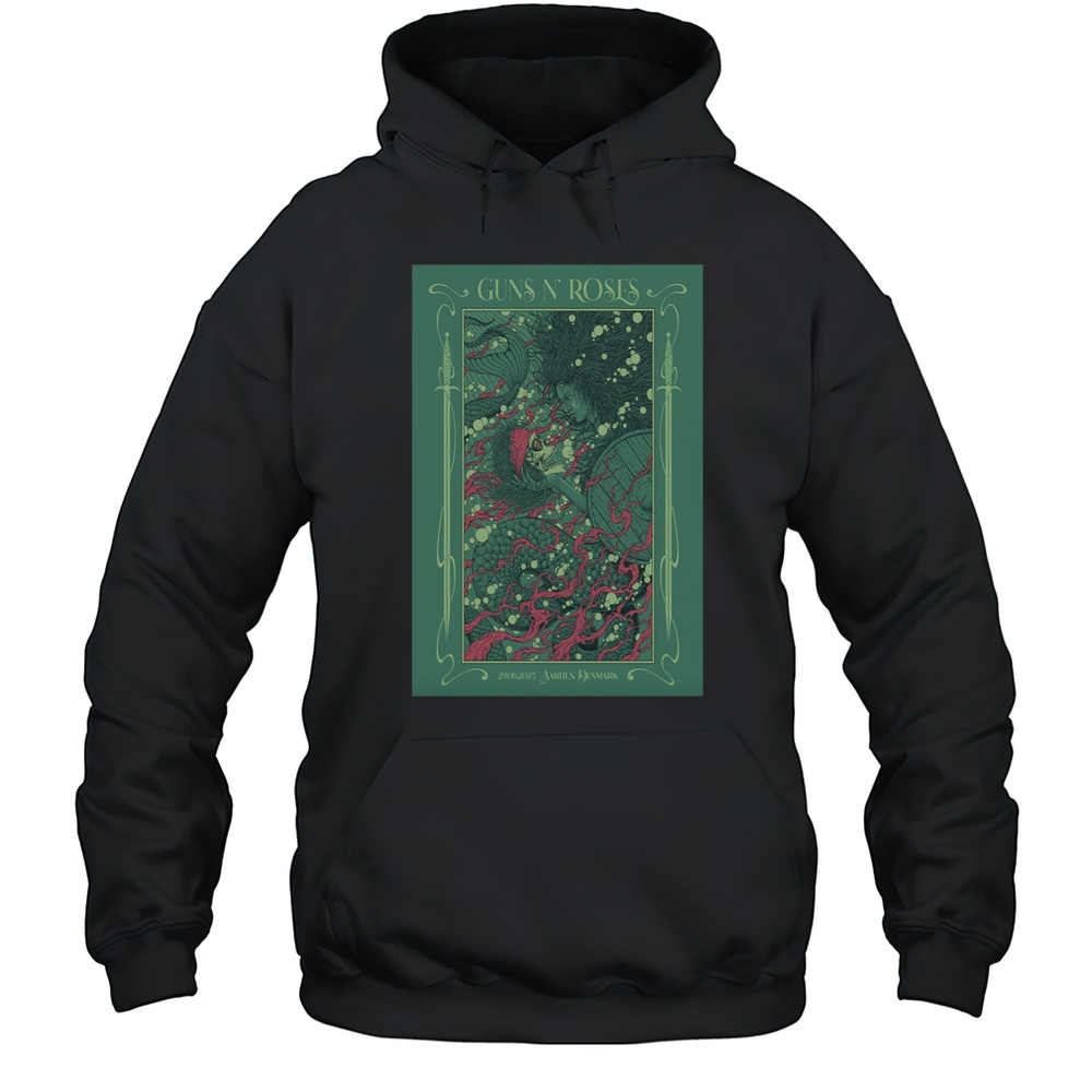 Guns N Roses Poster June 29 2025 Eskelunden Aarhus DK T-Shirt Unisex Hoodie