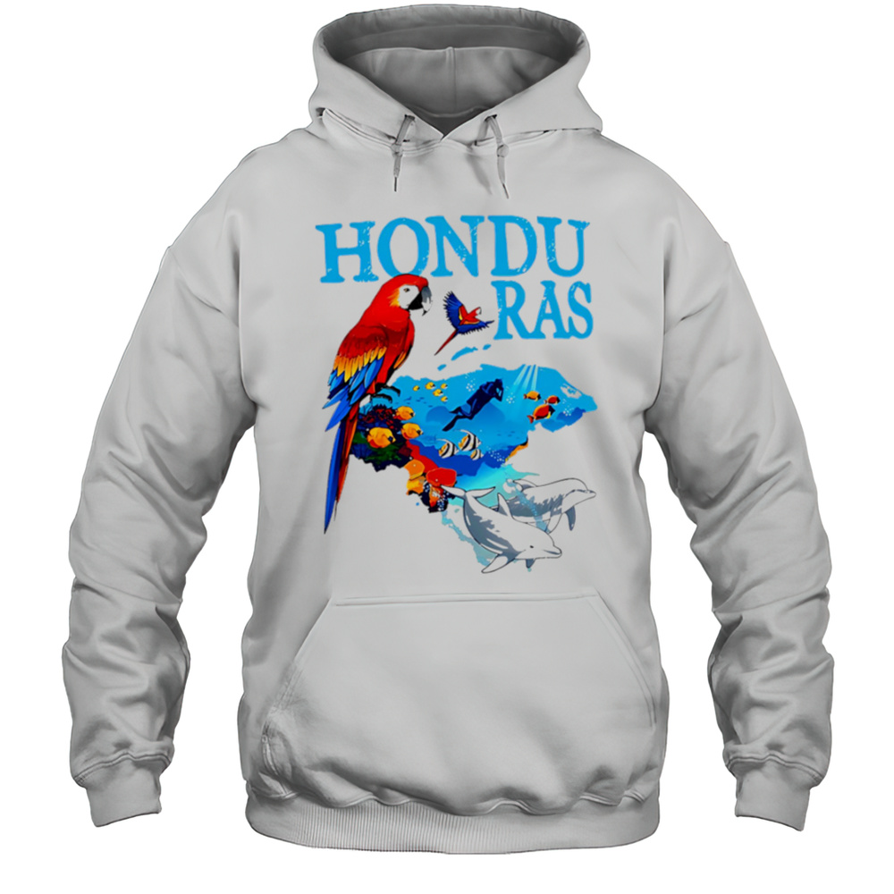 Honduras Macaw Shirt Unisex Hoodie