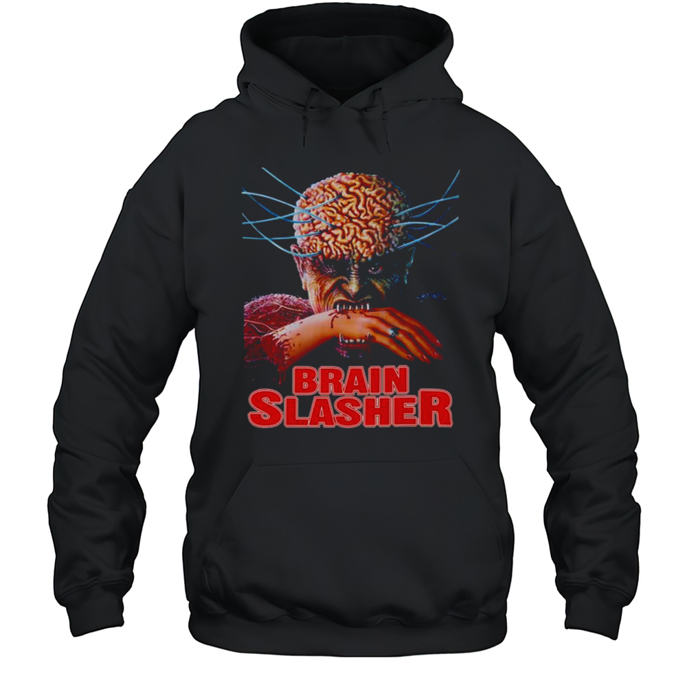 Iron Fortress Records Brain Slasher Horror T-Shirt Unisex Hoodie