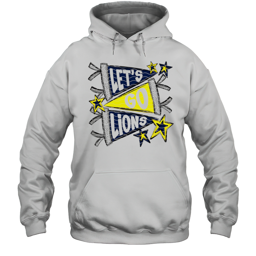 Lets Go Detroit Lions Shirt Unisex Hoodie