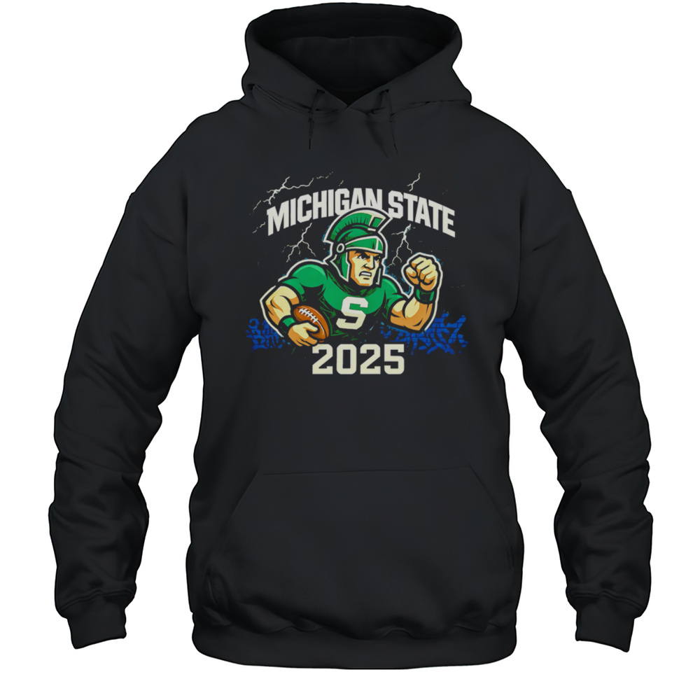 Michigan State Spartans 2025 Ready For Battle Built To Win Shirt Unisex Hoodie