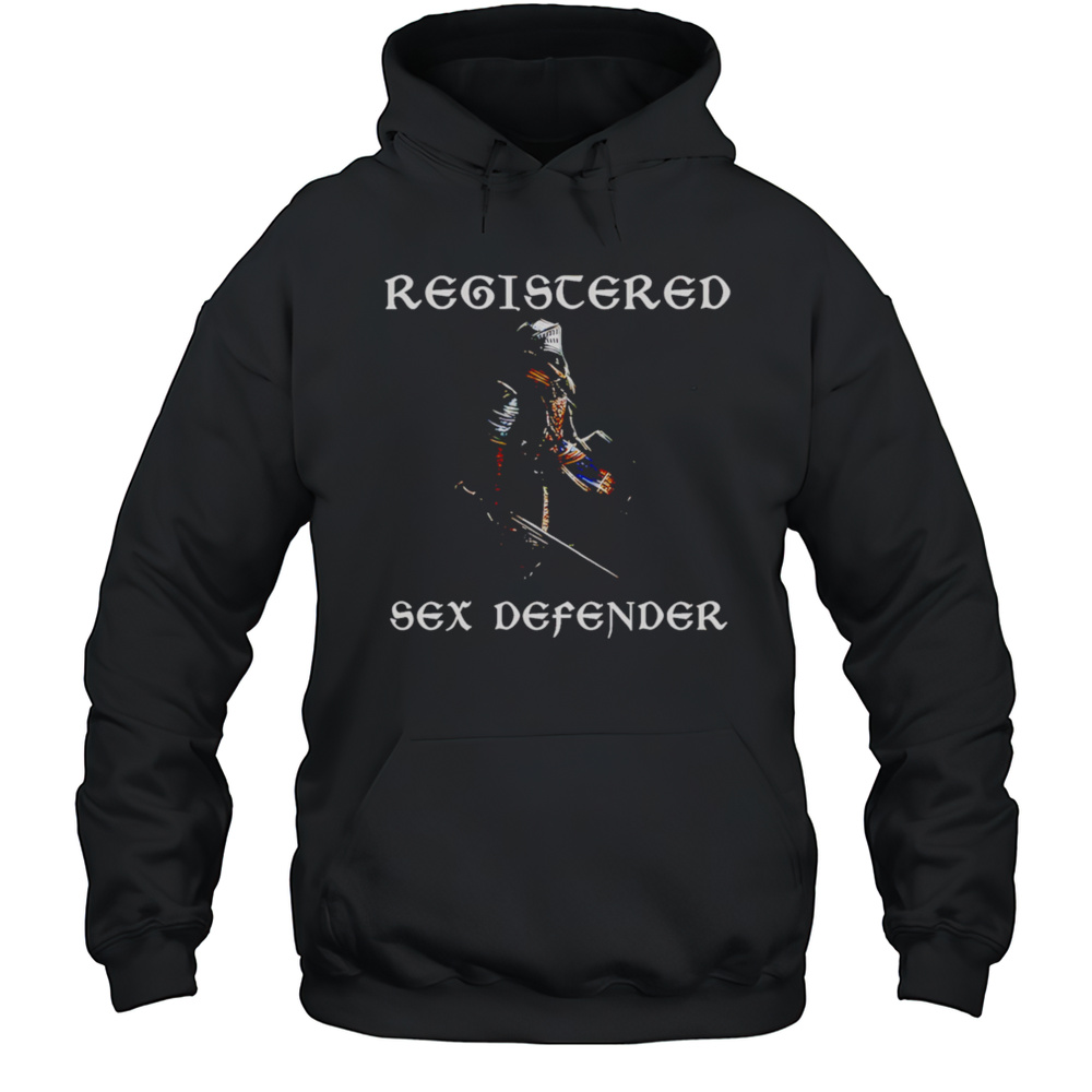 Registered Sex Defender Combatant Shirt Unisex Hoodie