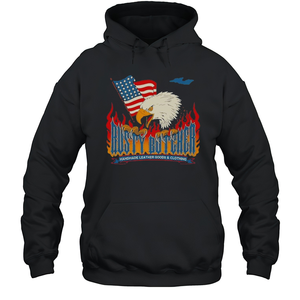 Rusty Butcher Fired Up T-Shirt Unisex Hoodie