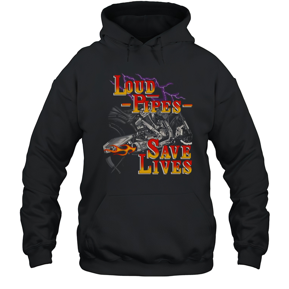 Rusty Butcher Loud Pipes T-Shirt Unisex Hoodie