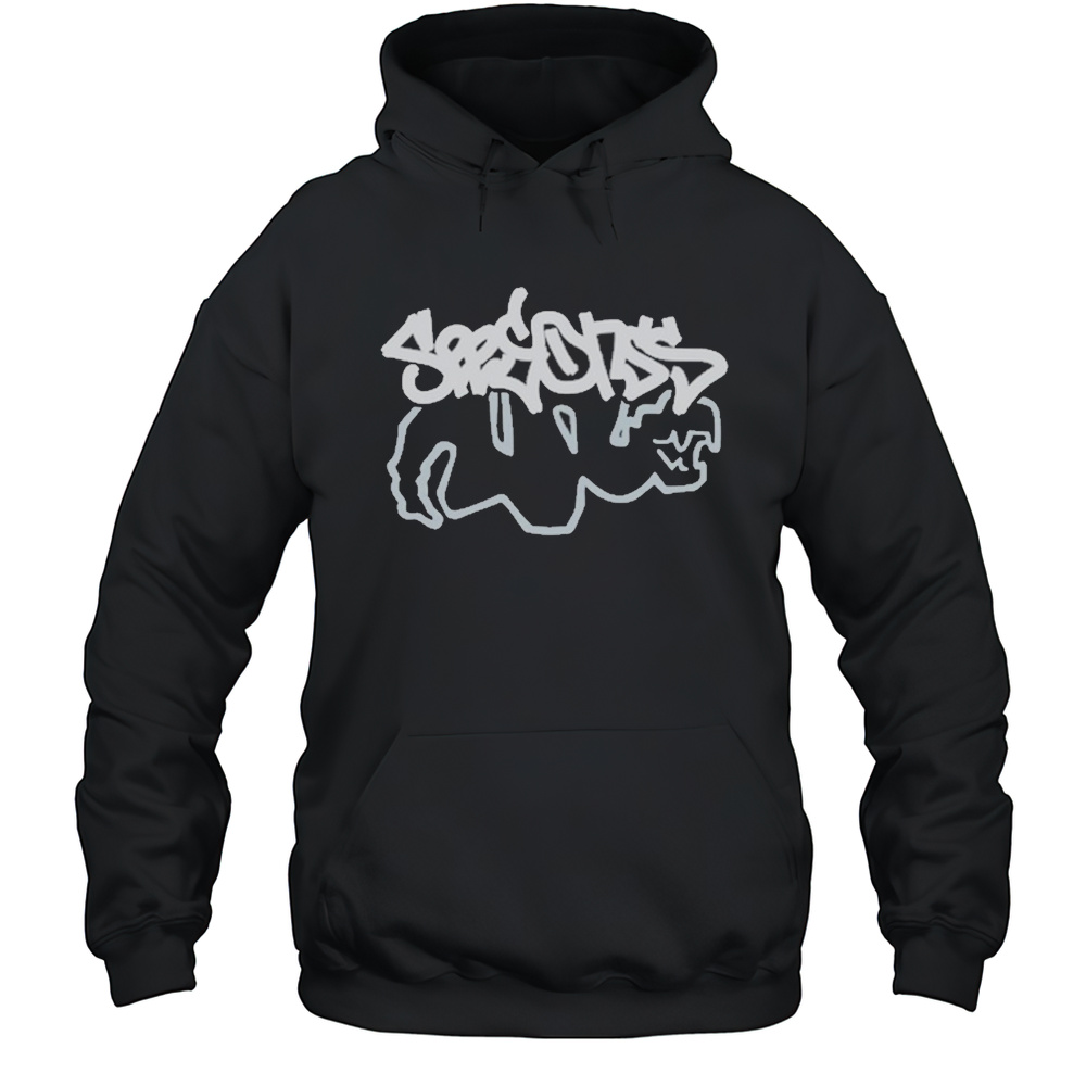 Seesonss Classic Black T-Shirt Unisex Hoodie