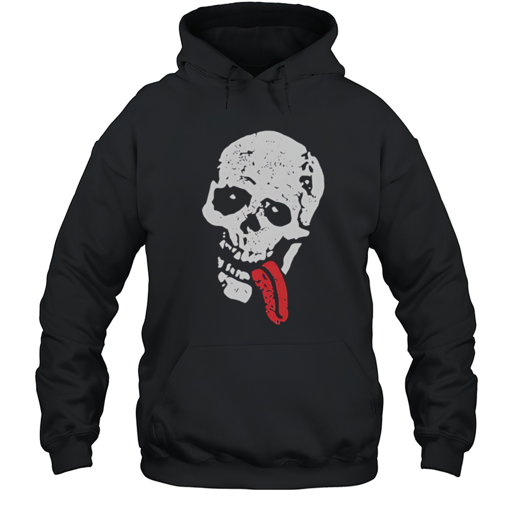Skull With Tongue Shirt Unisex Hoodie