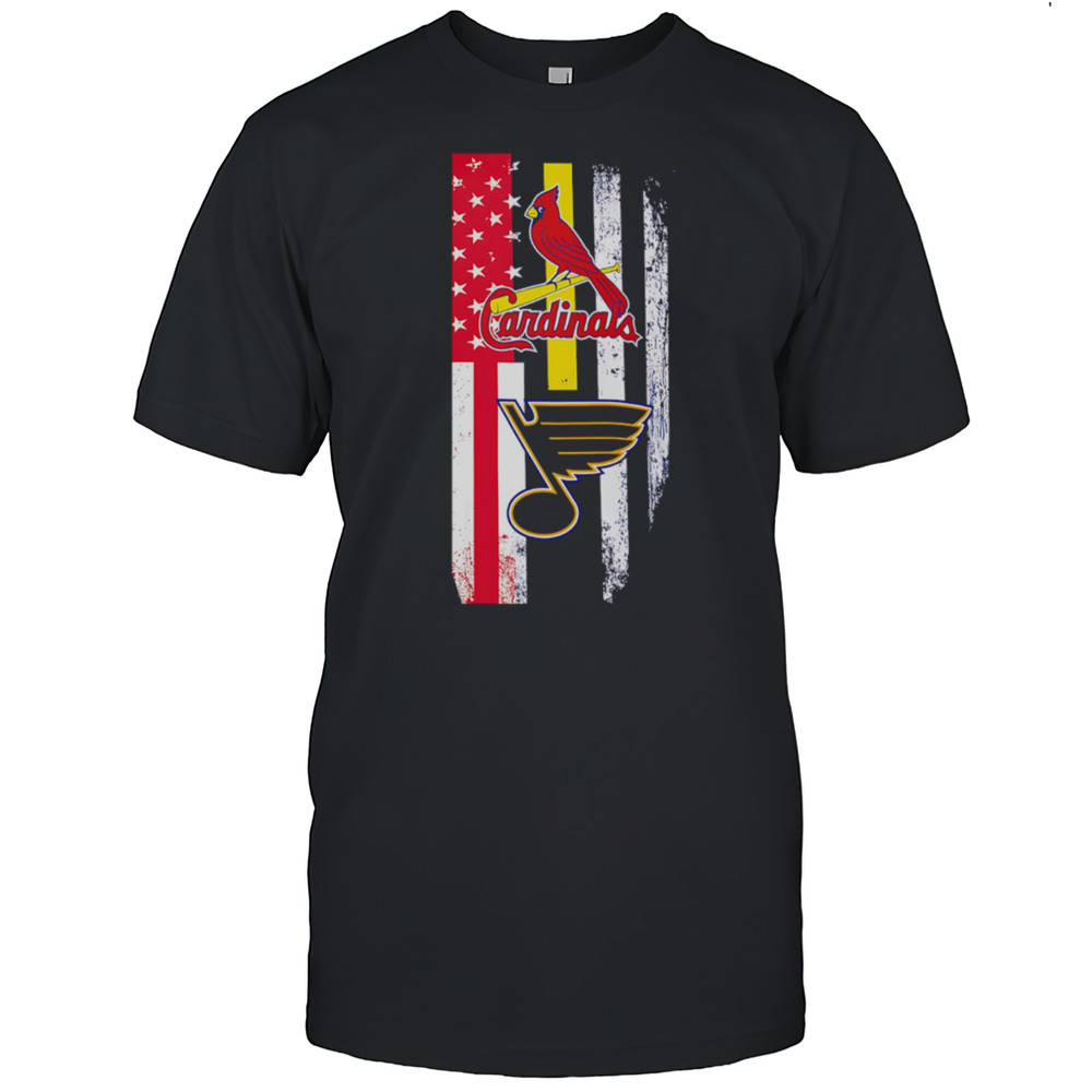 St. Louis Cardinals Vs St. Louis Blues Logo Shirt