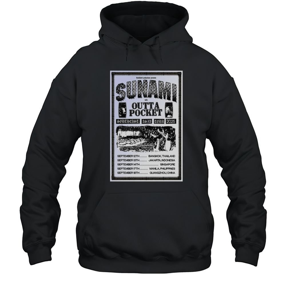 Sunami Southeast Asia Tour 2025 Poster T-Shirt Unisex Hoodie