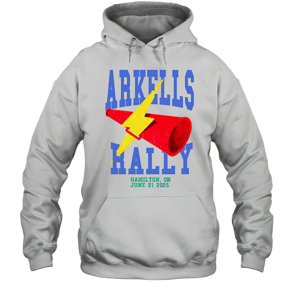 Arkells The Rally 2025 Shirt Unisex Hoodie